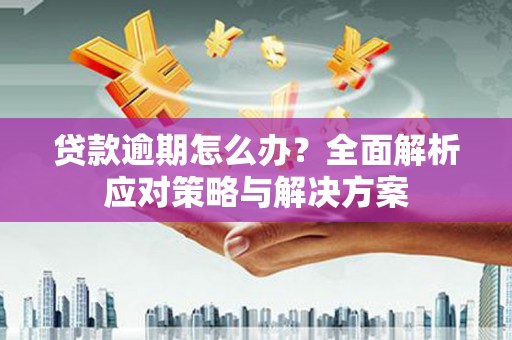 城关贷款逾期怎么办？全面解析应对策略与解决方案