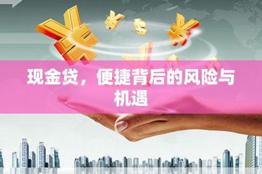 城关现金贷，便捷背后的风险与机遇