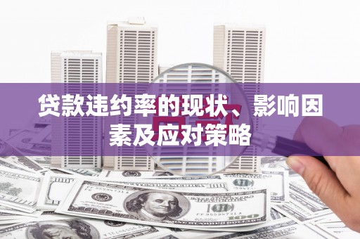 城关贷款违约率的现状、影响因素及应对策略