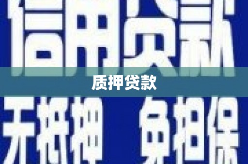 城关质押贷款