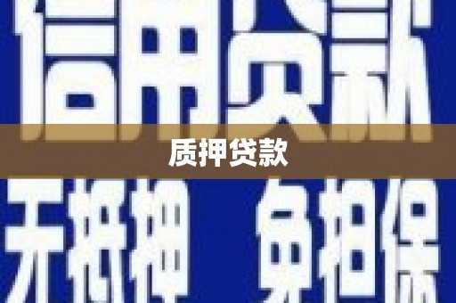 城关质押贷款