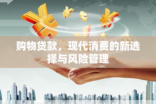 城关购物贷款，现代消费的新选择与风险管理