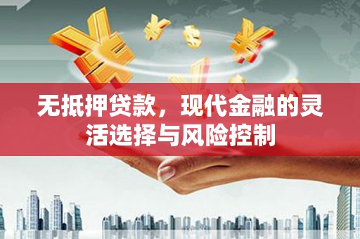 城关无抵押贷款，现代金融的灵活选择与风险控制