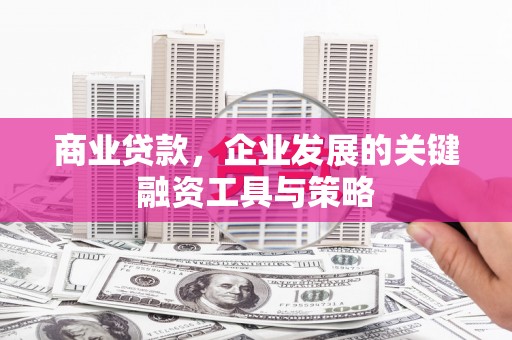 城关商业贷款，企业发展的关键融资工具与策略