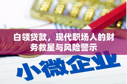 城关白领贷款，现代职场人的财务救星与风险警示