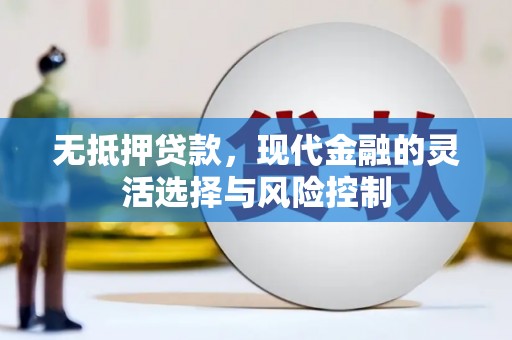 城关无抵押贷款，现代金融的灵活选择与风险控制