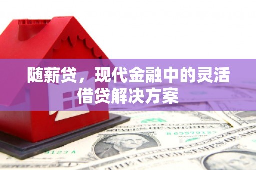 城关随薪贷，现代金融中的灵活借贷解决方案