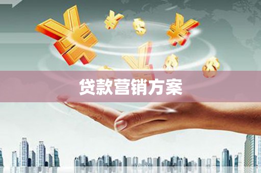 城关贷款营销方案