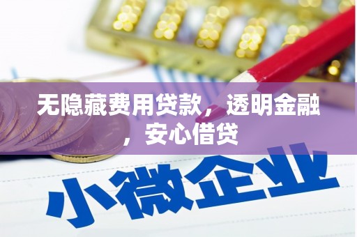 城关无隐藏费用贷款，透明金融，安心借贷