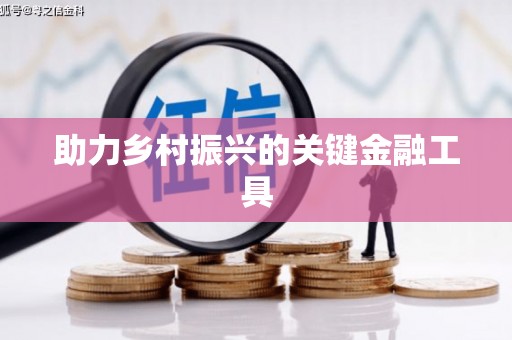 城关助力乡村振兴的关键金融工具