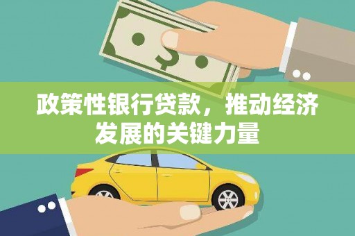 城关政策性银行贷款，推动经济发展的关键力量