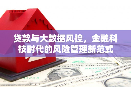 城关贷款与大数据风控，金融科技时代的风险管理新范式