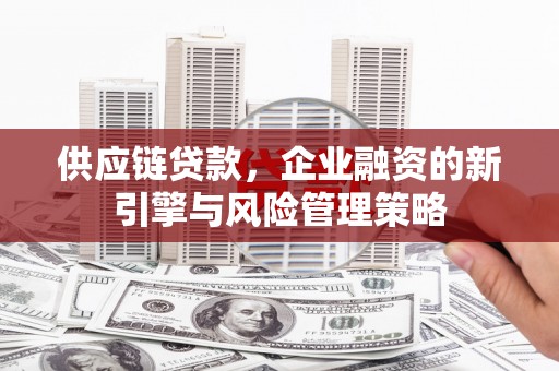 城关供应链贷款，企业融资的新引擎与风险管理策略