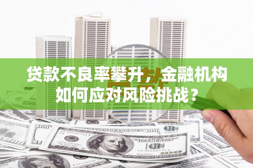 城关贷款不良率攀升，金融机构如何应对风险挑战？