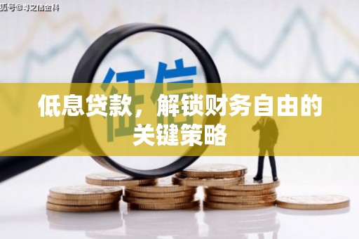城关低息贷款，解锁财务自由的关键策略