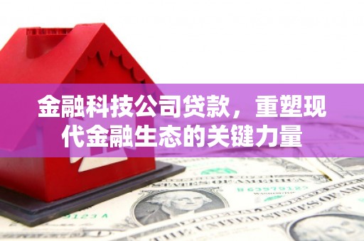 城关金融科技公司贷款，重塑现代金融生态的关键力量