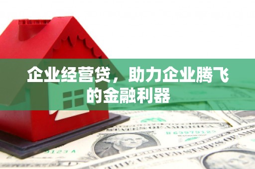 城关企业经营贷，助力企业腾飞的金融利器