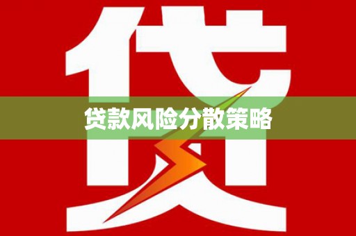 城关贷款风险分散策略