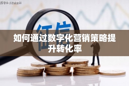 城关如何通过数字化营销策略提升转化率