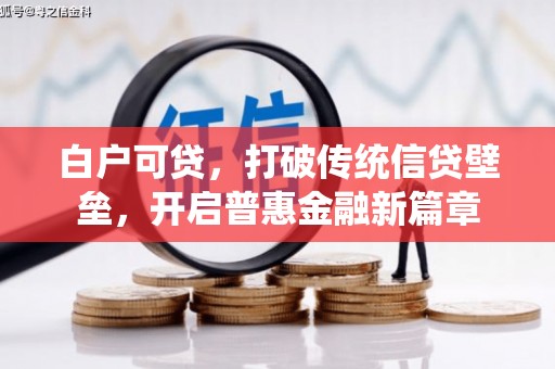 城关白户可贷，打破传统信贷壁垒，开启普惠金融新篇章