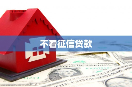 城关不看征信贷款