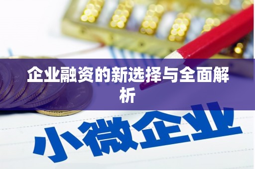 城关企业融资的新选择与全面解析