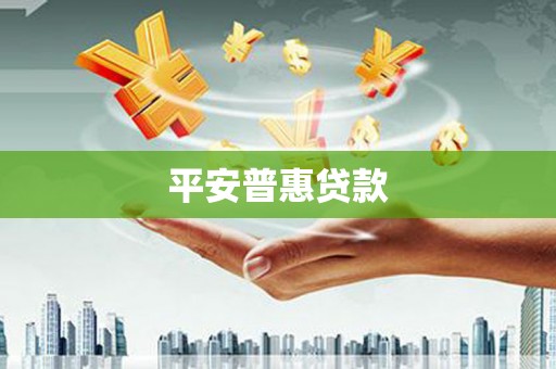 城关平安普惠贷款